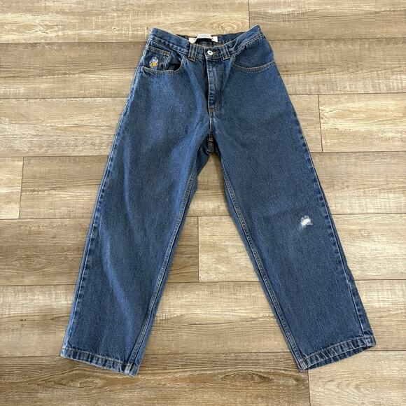 Polar Skate Co Jeans Mens fits 28x27* Baggy Loose '93! Denim Blue Y2K 90s - Picture 1 of 13